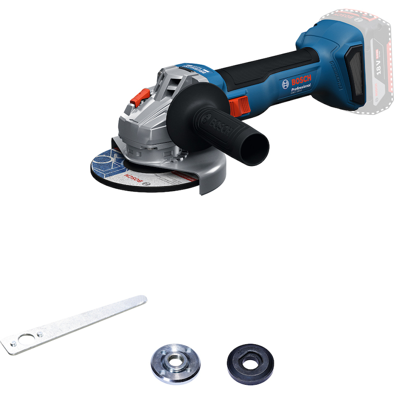 Batteridrevet vinkelsliper Bosch GWS 18V-8 Professional; 115 mm; 18 V (uten batteri og lader)