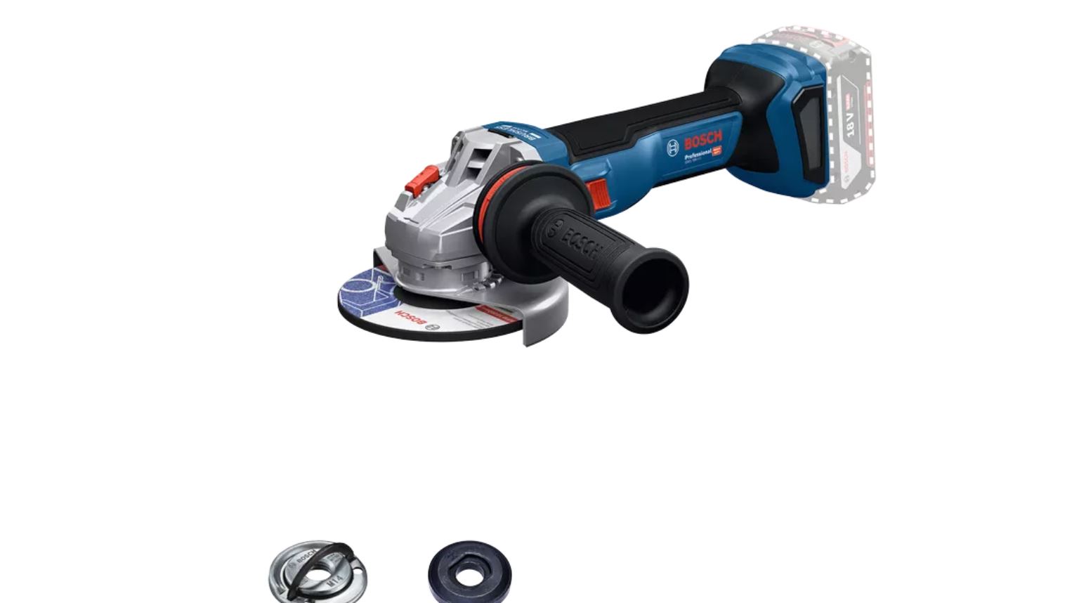 Batteridrevet vinkelsliper Bosch GWS 18V-11 Professional; 115 mm; 18 V (uten batteri og lader)