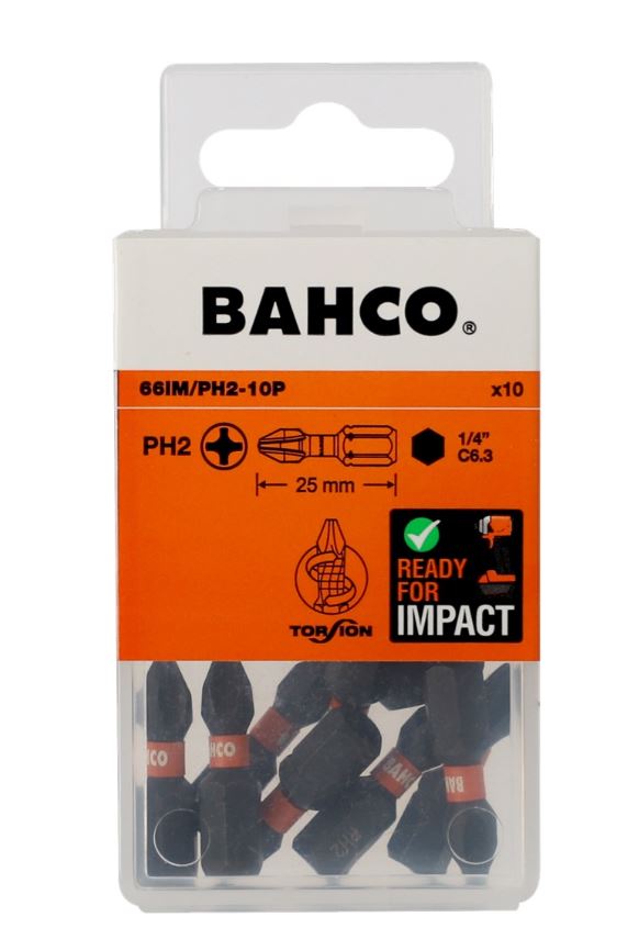 Impulssvingende dyse Bahco 66IM/PH2-10P; PH2; 10 stk