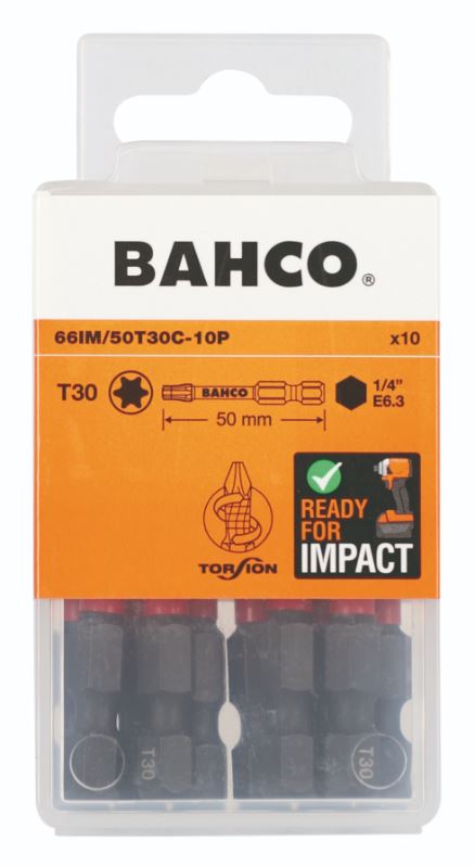 Impulssvingende dyse Bahco 66IM/50T30C-10P; T30; 50 mm; 10 stk