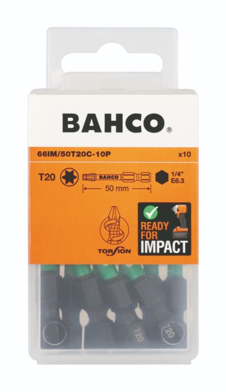 Impulssvingende dyse Bahco 66IM/50T20C-10P; T20; 50 mm; 10 stk
