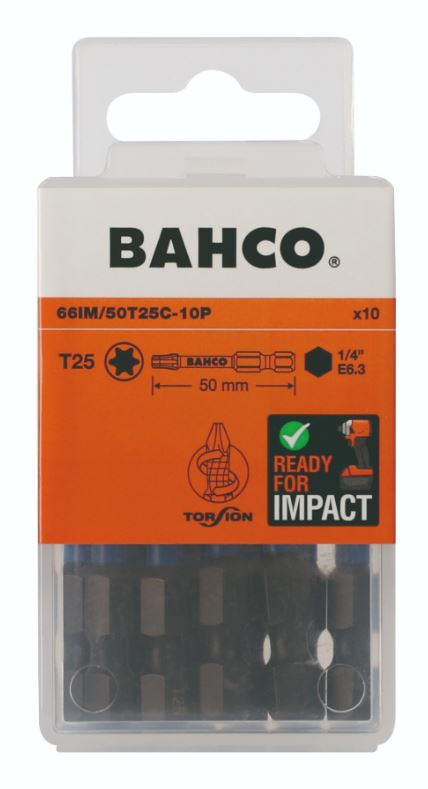 Impulssvingende dyse Bahco 66IM/50T25C-10P; T25; 50 mm; 10 stk