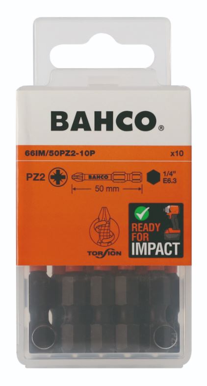 Impulssvingende dyse Bahco 66IM/50PZ2-10P; PZ2; 50 mm; 10 stk