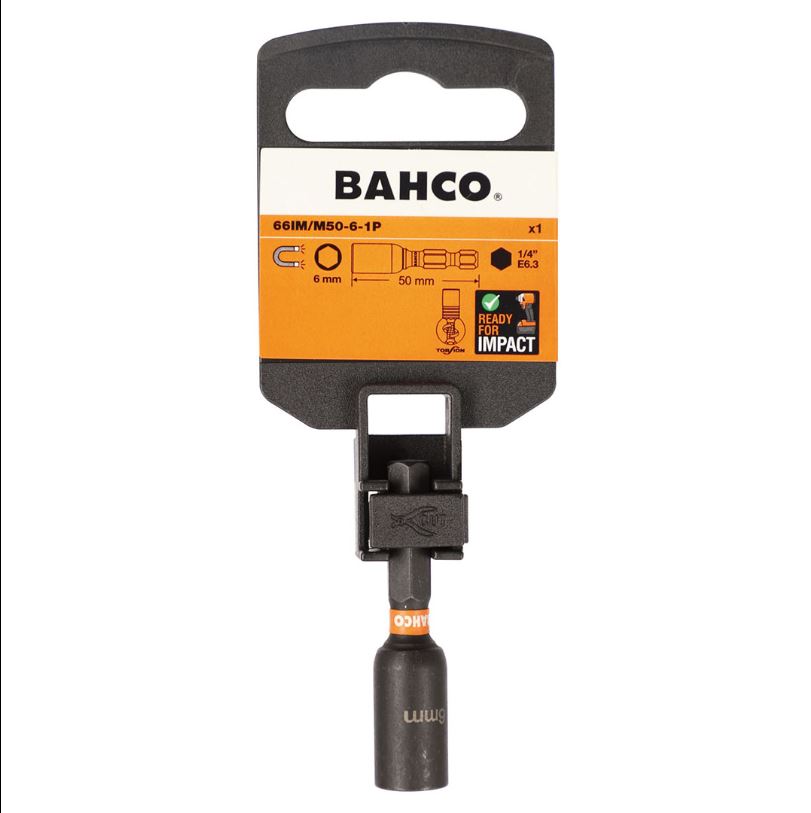 Magnetisk skrubits Bahco 66IM/M50-6-1P; 6 mm
