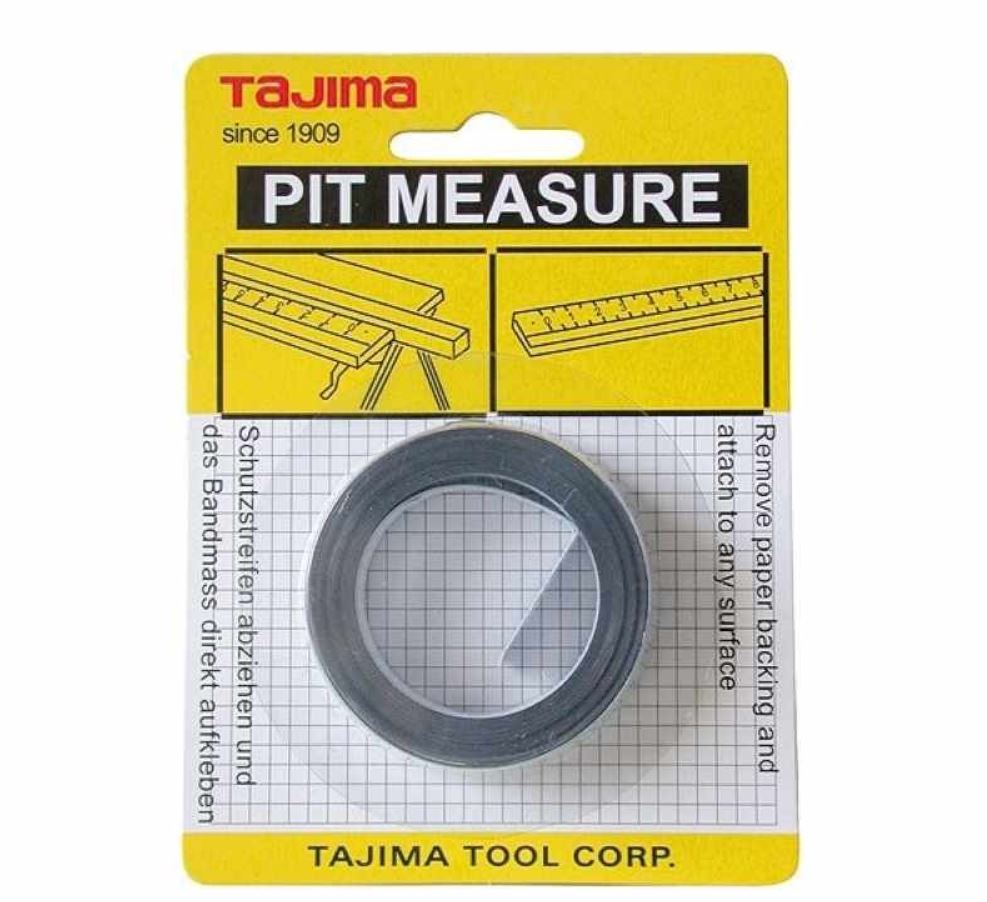 Målebånd Tajima PIT-50C-EUR; 5 m; klissete