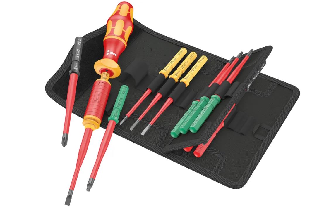 Dynamometer skrutrekker Wera WE05006605001; 1,2-3,0 Nm + munnstykkesett