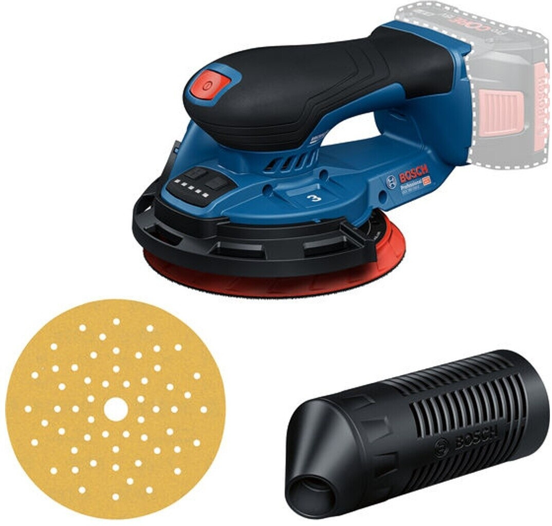 Eksentersliper Bosch GEX 18V-150-3 Professional; 18 V (uten batteri og lader) + L-BOXX 162