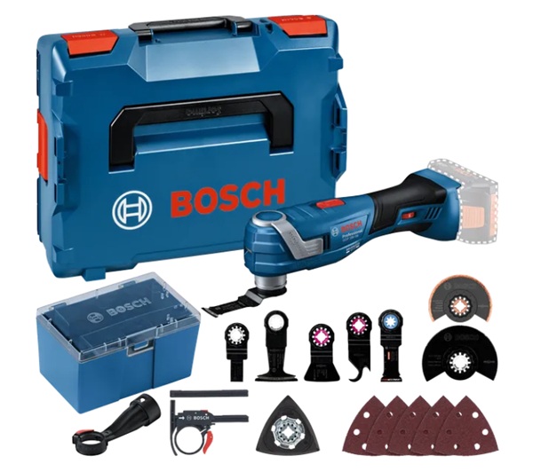 Flerfunksjonsverktøy Bosch GOP 18V-34 Professional; 18 V (uten batteri og lader) + L-BOXX 136