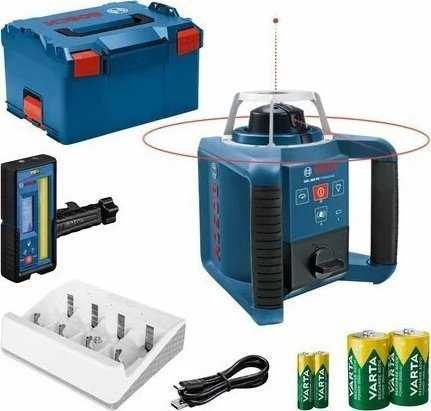 Rotasjonslaser Bosch GRL 300 HV Professional + LR 45; med koffert