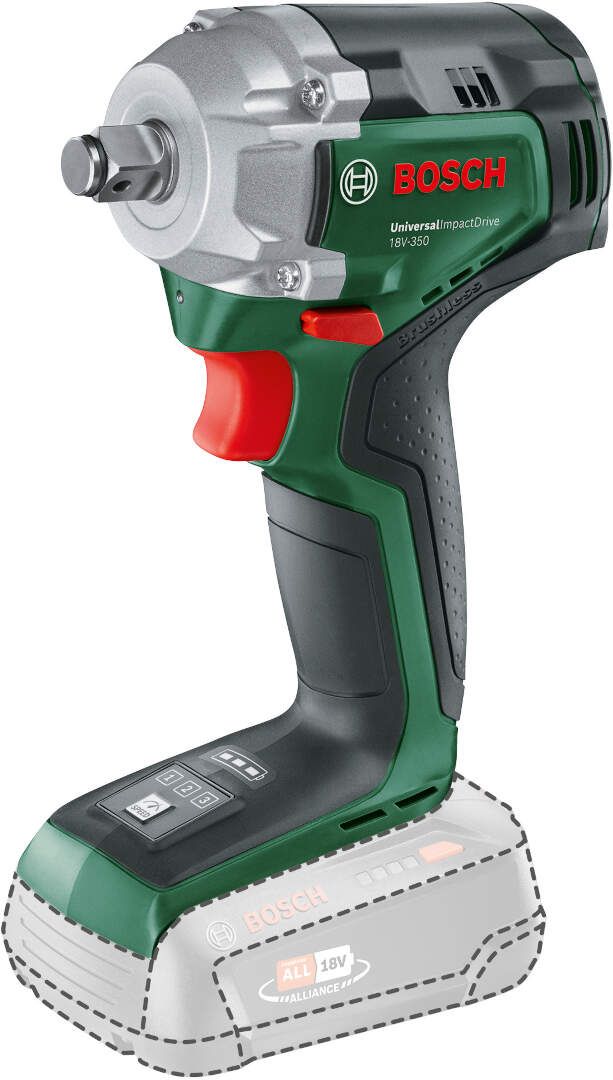 Slagmuttertrekker Bosch Universal ImpactDrive 18V-350; 18 V (uten batteri og lader)