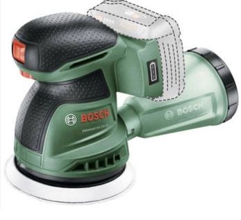 Eksentersliper Bosch EasyOrbit 18V-10; 18 V; 1x2,0 Ah batt.