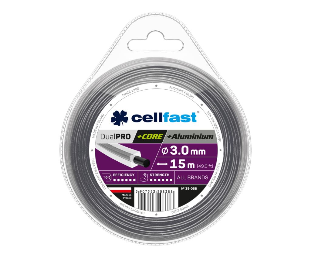 Trimmertråd Cellfast 35-068; 3 mm; 15 m
