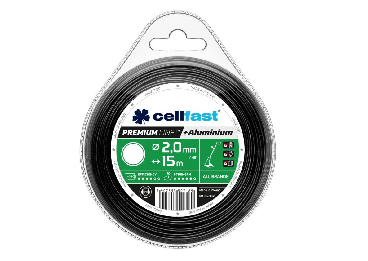 Trimmertråd Cellfast 35-032; 2 mm; 15 m