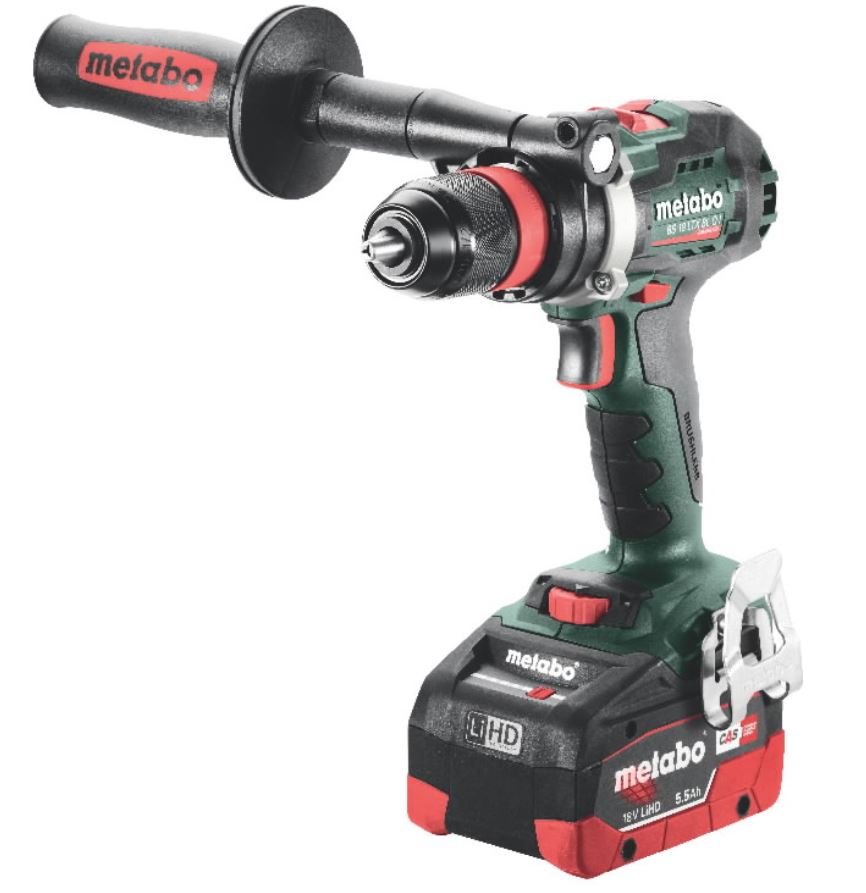 Borskrutrekker Metabo BS 18 LTX BL Q I; 18 V; 2x5,5 Ah batteri.; med koffert