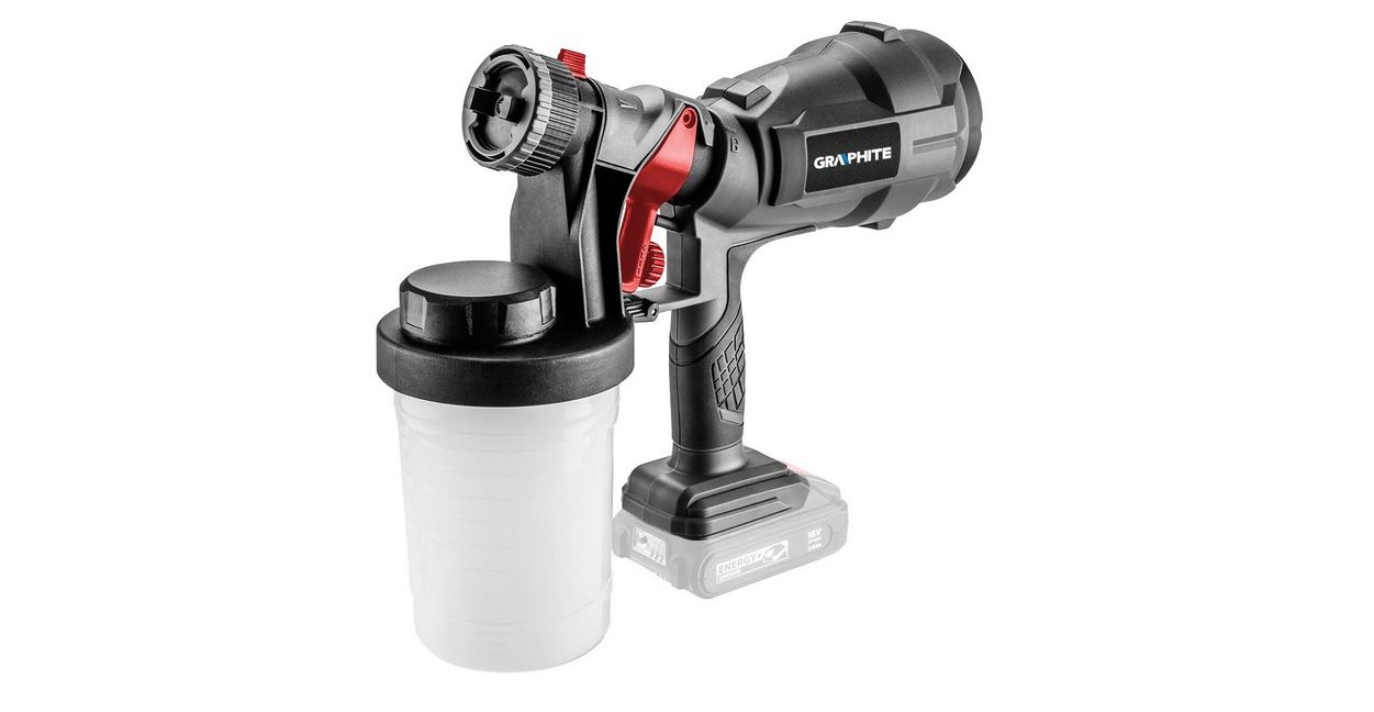 Lakksprøyte Graphite 58GE103; 18 V (uten batteri og lader)