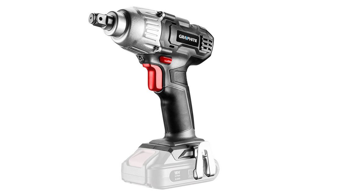 Slagmuttertrekker Graphite 58G018; 18 V (uten batteri og lader)