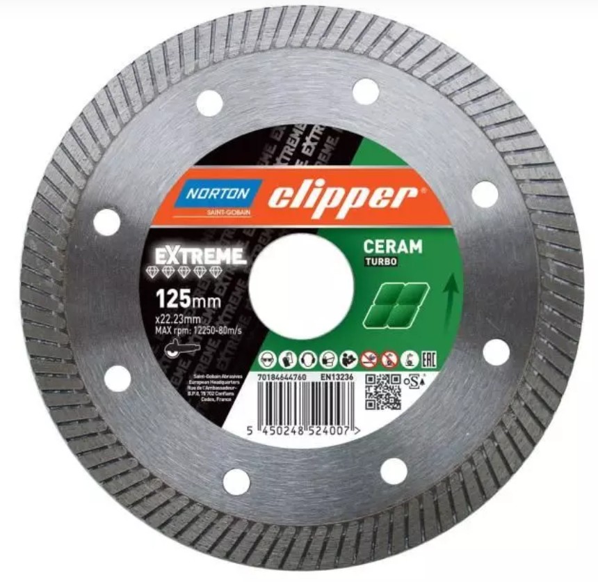 Diamantkappeskive Norton 70184625428; 250x25,4 mm