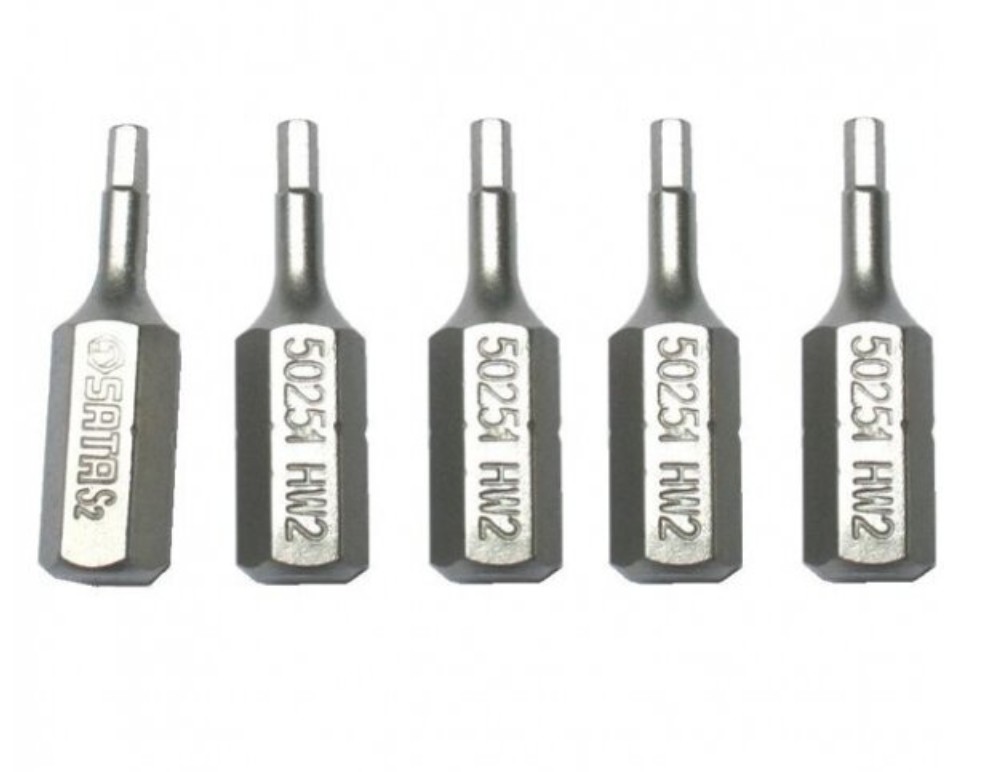 Skrubits Sata S59255; 1/4''; 5 mm; 5 stk