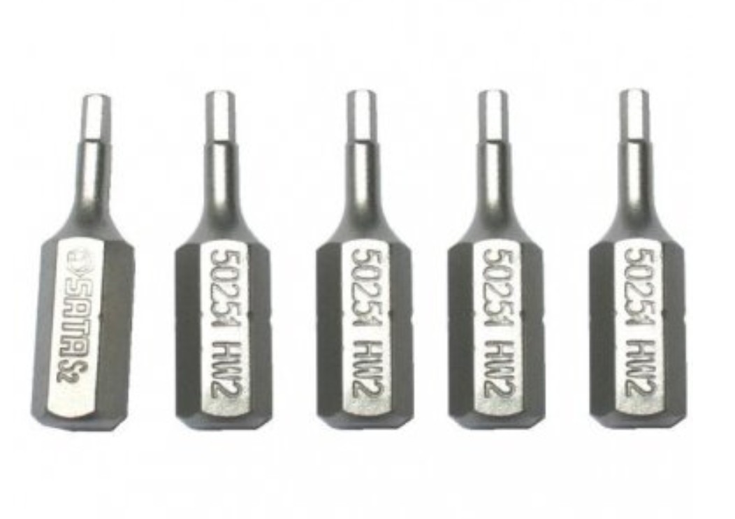Skrubits Sata S59254; 1/4''; 4 mm; 5 stk