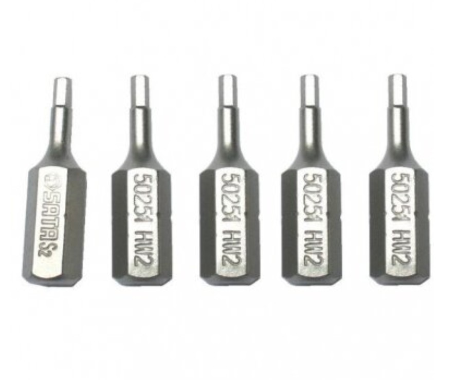 Skrubits Sata S59253; 1/4''; 3 mm; 5 stk