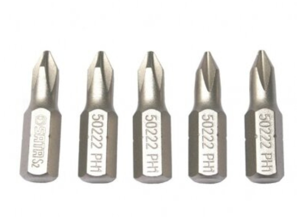 Skrubits Sata S59221; 1/4''; PH0; 5 stk