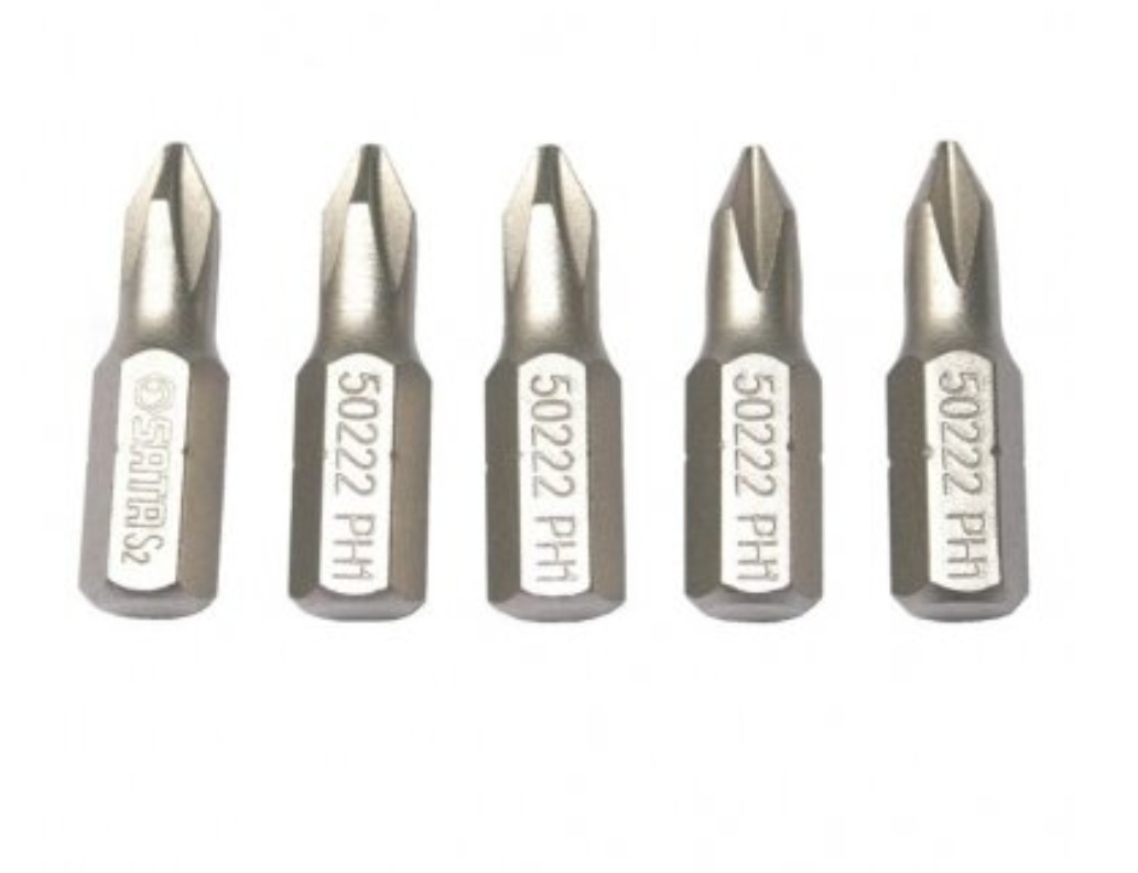Skrubits Sata S59223; 1/4''; PH2; 5 stk
