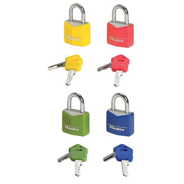 Låse MasterLock 9121EURTCOLCC; 20 mm; 2 stk