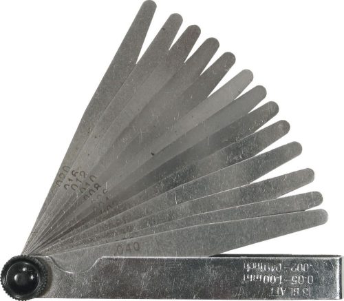 Presisjonsfølermåler Condor Werkzeug C0171; 0,05-1,00 mm; 13 stk
