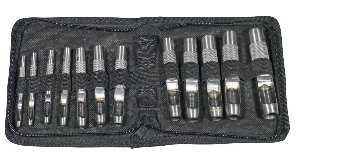 Hullpiper til lær Condor Werkzeug C0080/12; 3-16 mm; 12 stk