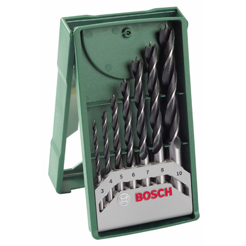 Borsett for tre Bosch ; 3-10 mm; 7 stk
