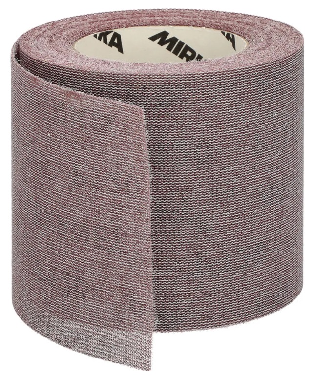 Nettmønstret slipepapir rull Mirka AE22302512; 225 mm; P120 stk