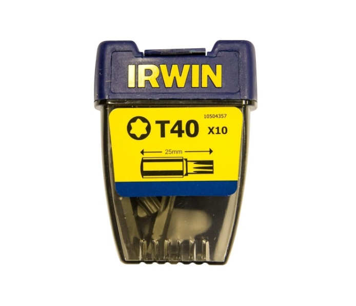 Skrubits Irwin 10504357; T40; 25 mm; 10 stk
