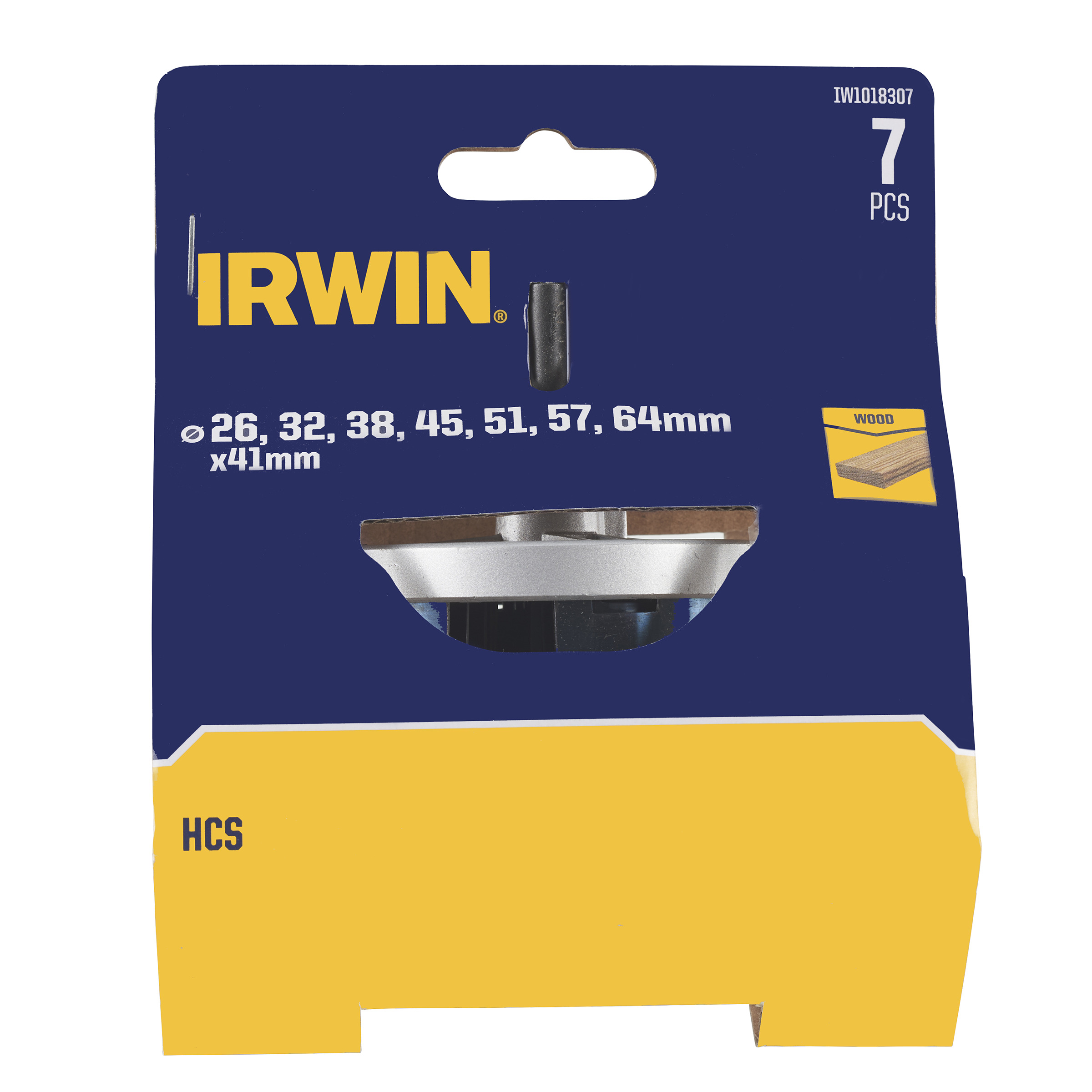 Sagkranssett 7 deler Irwin IW1018307; 41 mm