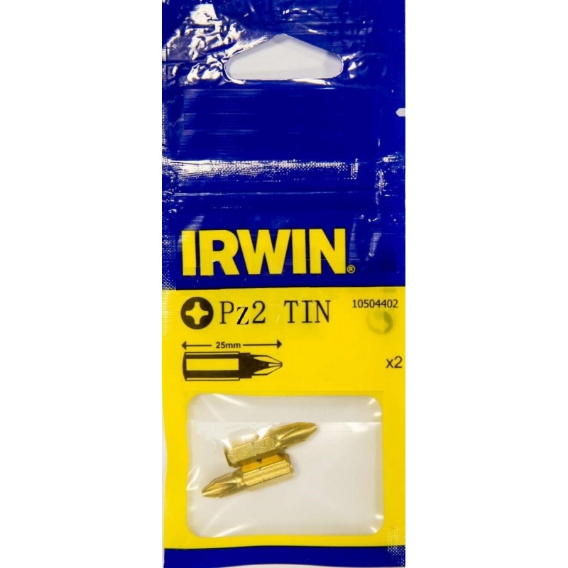Skrubits Irwin 10504402; PZ2; 25 mm; 2 stk