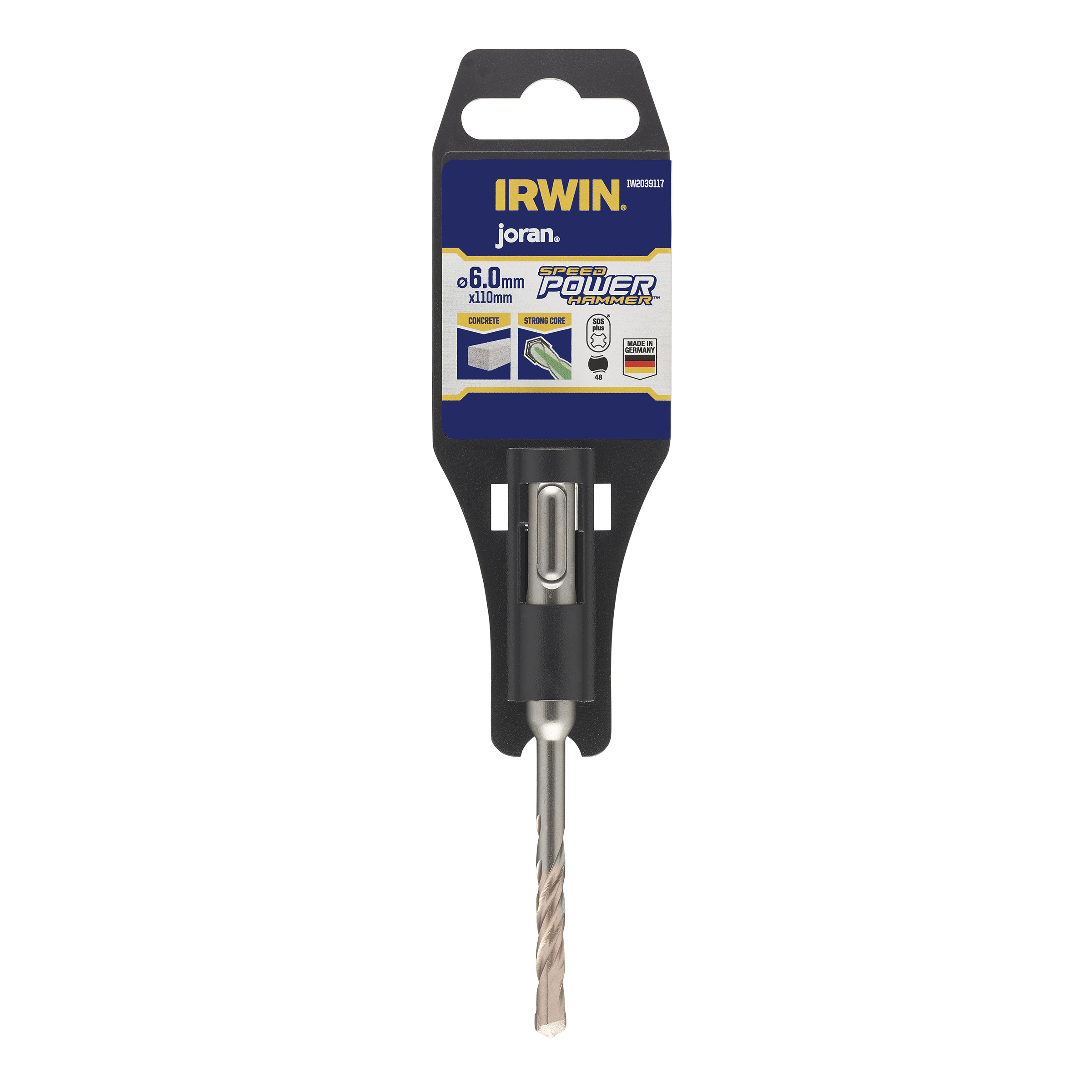 Bor for betong Irwin IW2039117; 6x110 mm; SDS-plus