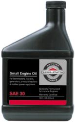 Olje Briggs&Stratton 4T; 0,6l For gressklipper-/plentraktormotorer