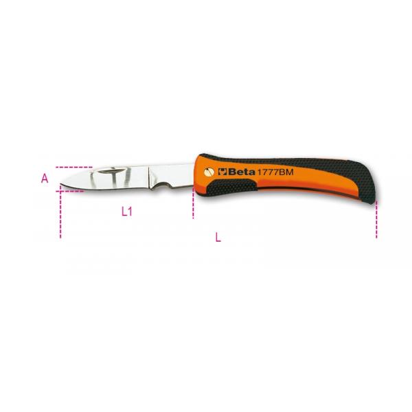 Kniv Beta 1777BM/K; 190 mm