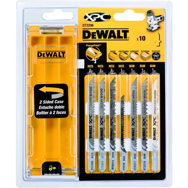 Stikksagblad DeWalt DT2296-QZ; 10 stk