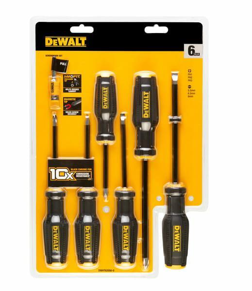 Skrutrekkersett DeWalt DWHT62056-0; 6 stk