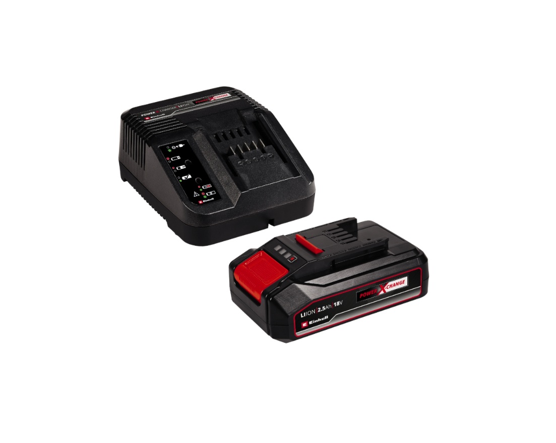 Batteri Einhell 4512097; 18 V; 1x2,5 Ah + lader