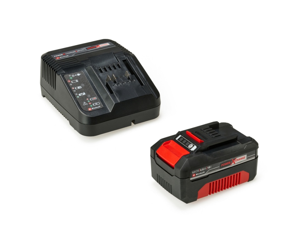 Batteri Einhell 4512042; 18 V; 1x4,0 Ah + lader