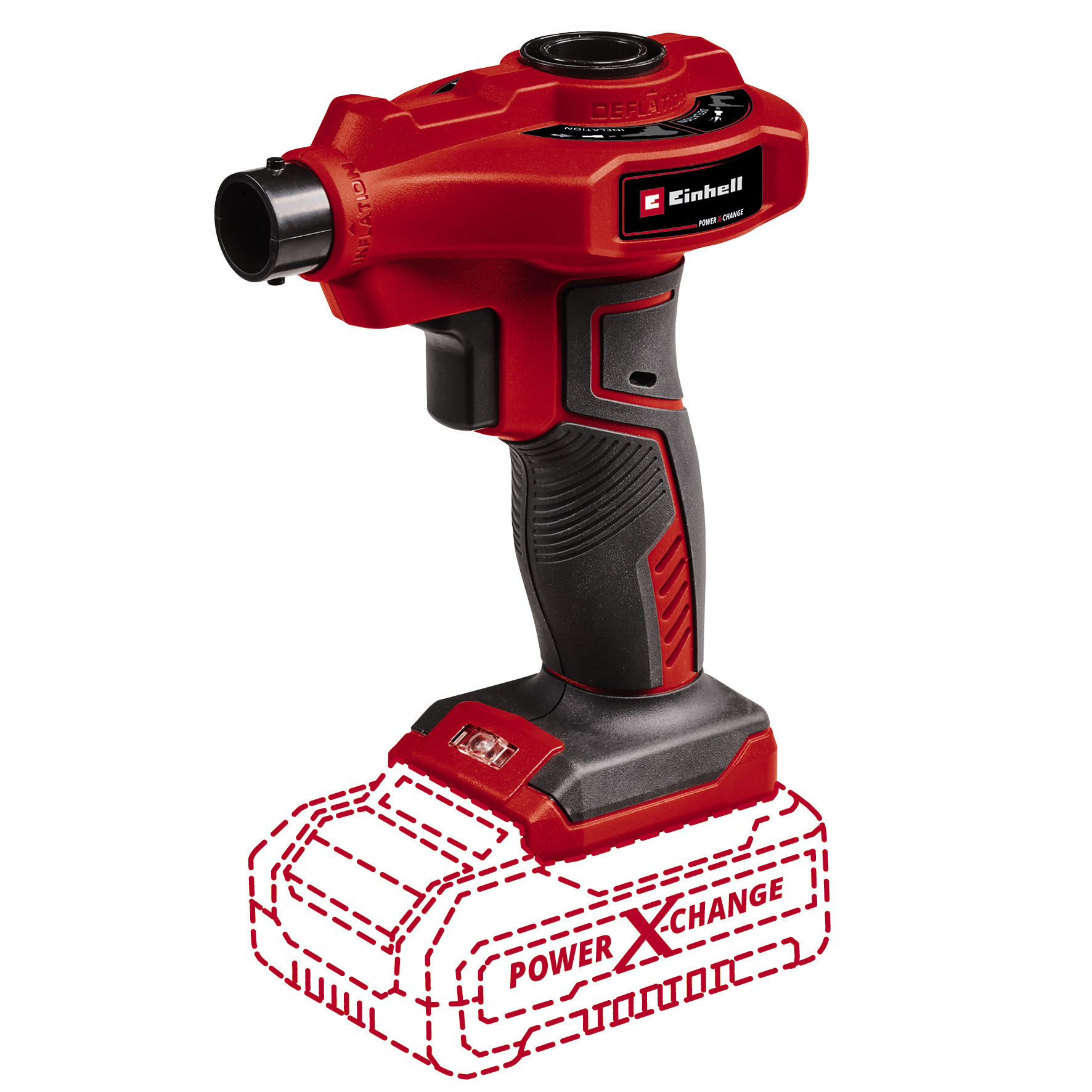 Trådløs luftpumpe Einhell CE-AP 18 Li-Solo; 18 V (uten batteri og lader)