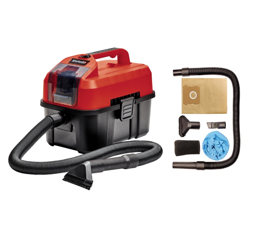 Trådløs støvsuger Einhell TE-VC 18/10 Li-Solo; 18 V; 10 l (uten batteri og lader)