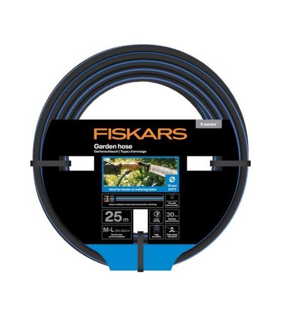 Vannslange Fiskars X-Series 1076045; 1/2''; 25 m