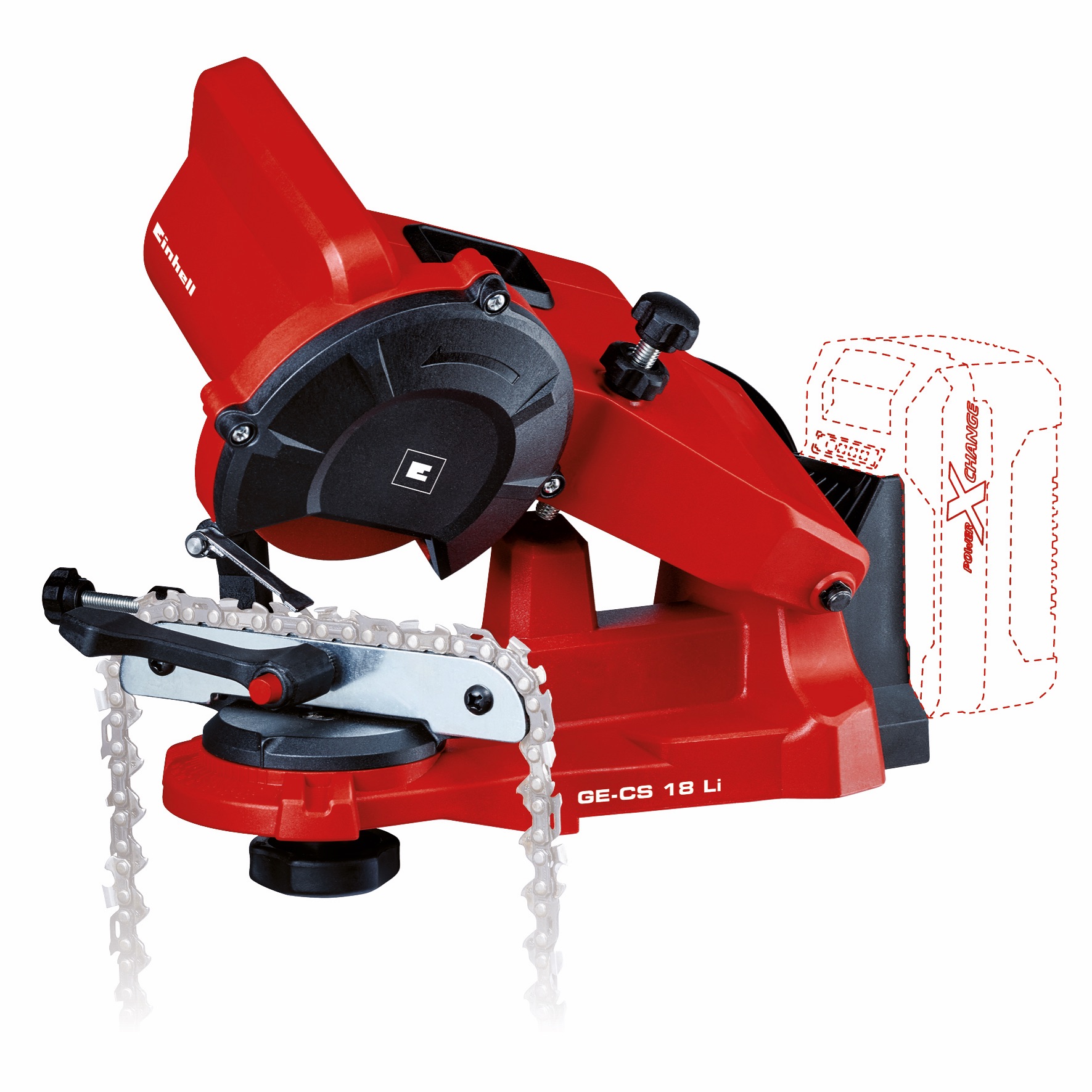 Kjedesliper Einhell GE-CS 18 Li Solo; 18 V (uten batteri og lader)