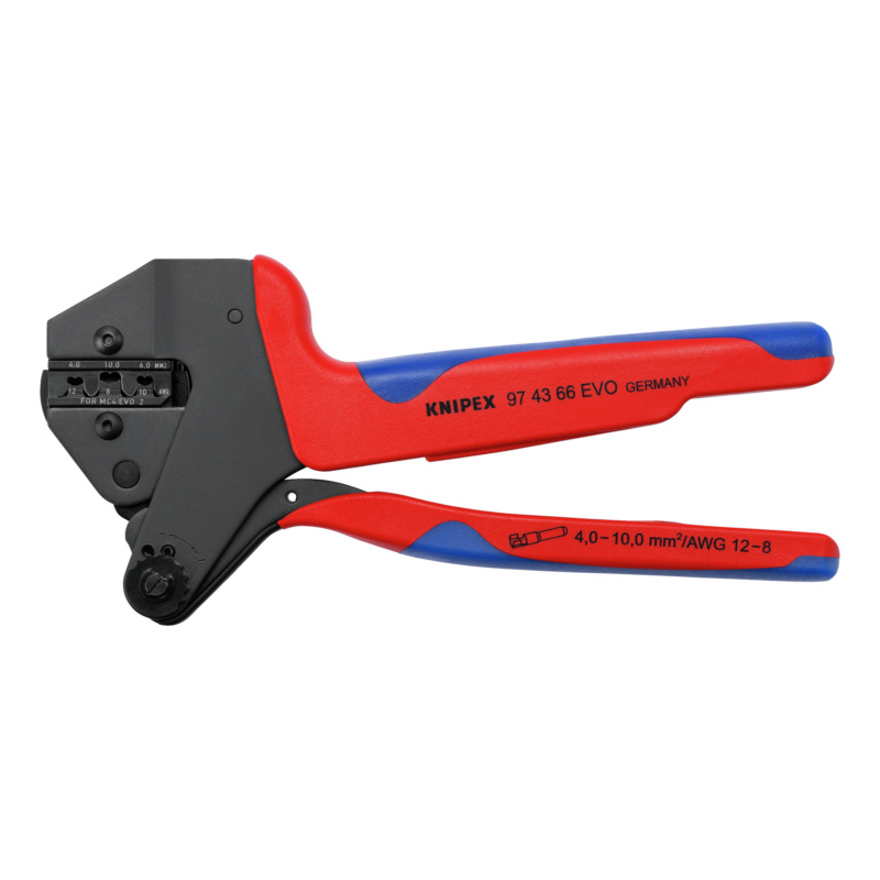 Crimpverktøy for isolerte kabeløyer og kontakter Knipex 974366EVO; 200 mm