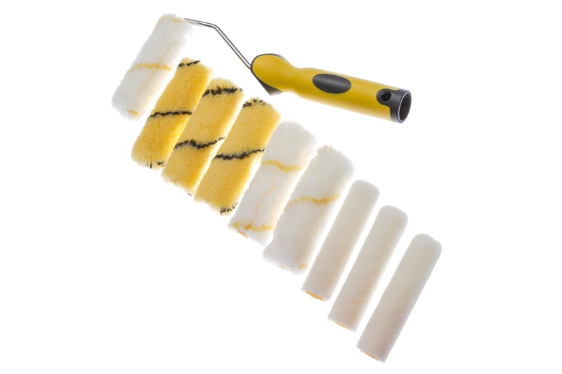 Fargerull Forte tools ROLLERSET+HANDLE; 40 mm; 10 cm; med håndtak