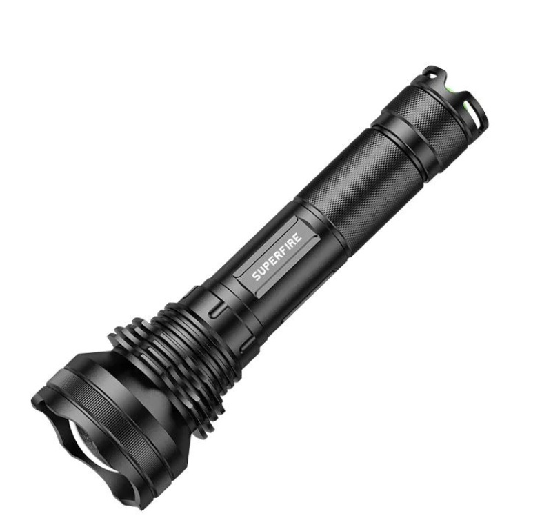 Lommelykt SUPERFIRE-L3; LED; 2700 lm; 3,7 Ah batt.