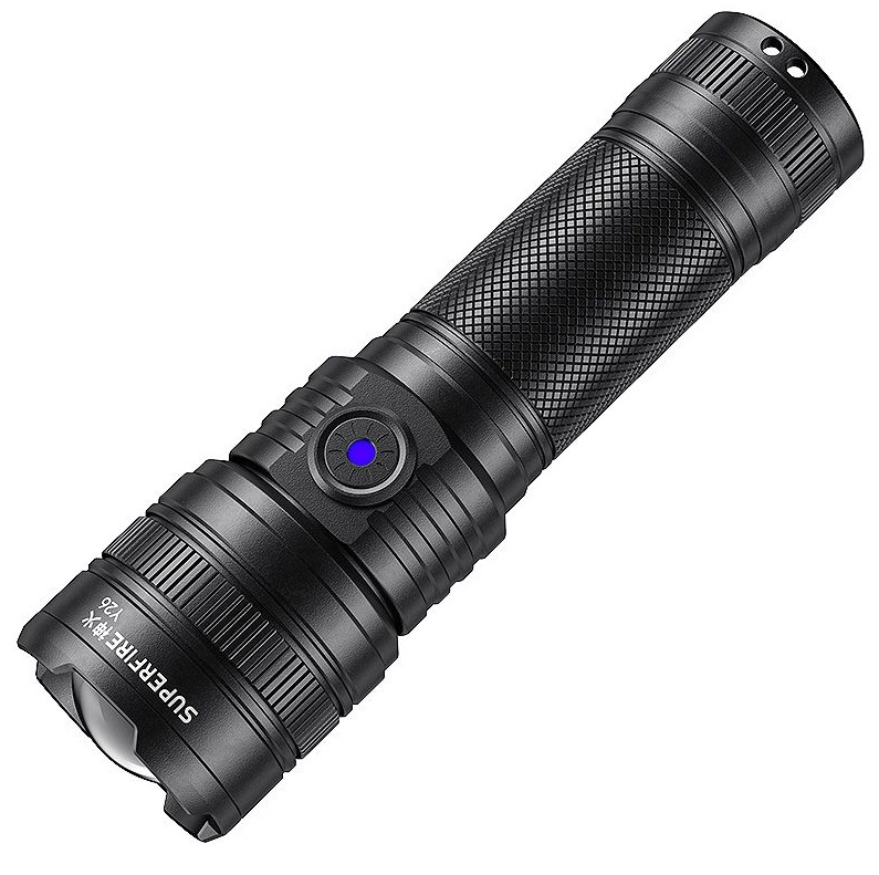 Lommelykt SUPERFIRE-Y26; LED; 816 lm; 1x3,7 Ah batt.