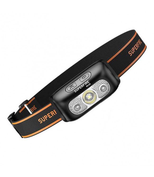 Hodelykt SUPERFIRE-HL05-E; LED; 120 lm